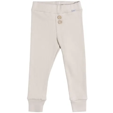 JUKKI Prążkowane legginsy dziecięce - Beige