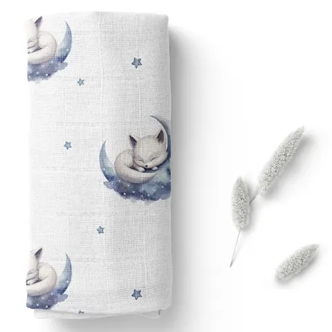 Pieluszka bambusowa 40x40 - LISKI