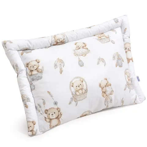 Pełna poduszka 40 x 60cm - Boho Bears i Cappuccino Soft Velvet