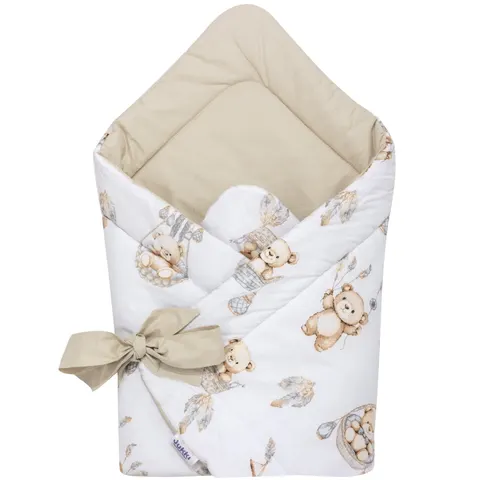 Rożek niemowlęcy bawełniany - Boho Bears