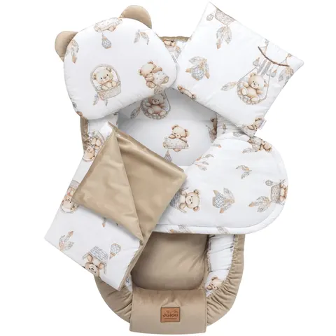 Zestaw 5 elementowy Comfort - Boho Bears i Cappuccino Soft Velvet