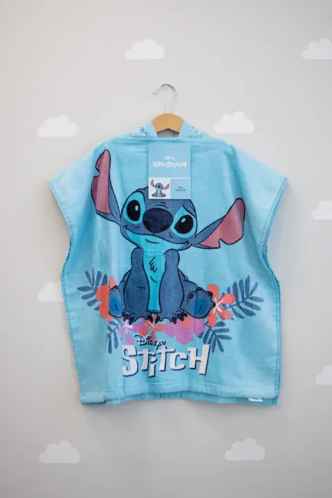 Ponczo, ręcznik kąpielowy z kapturem- LILO I STITCH