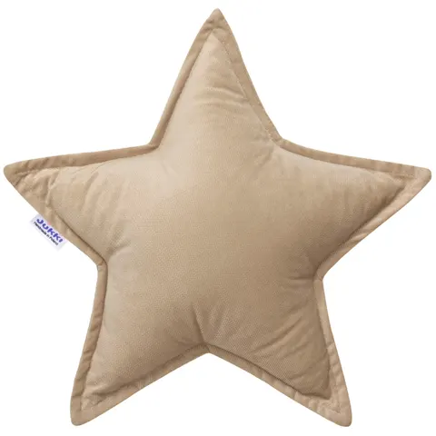 Poduszka gwiazdka Velvet - Cappuccino Velvet