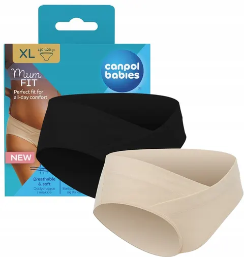 Canpol babies majtki ciążowe pod brzuch MumFit rozmiar XL 2szt