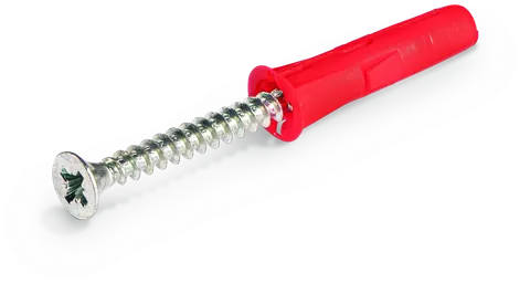Kołek uniwersalny UNO 6 x 28mm z wkrętem (box=100szt)