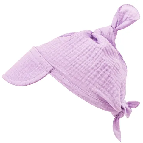 Muślinowa Chustka z daszkiem - Violet