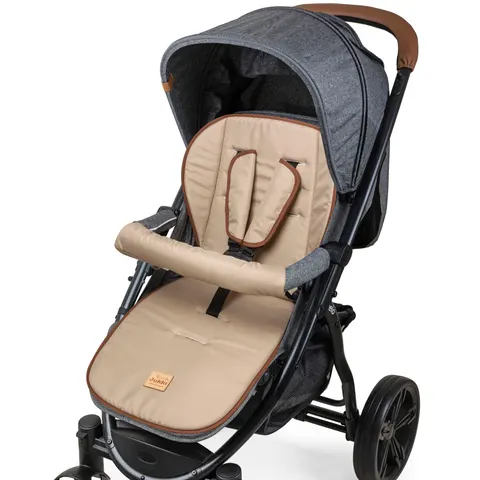 Dwustronna wkładka do wózka spacerowego - Beige