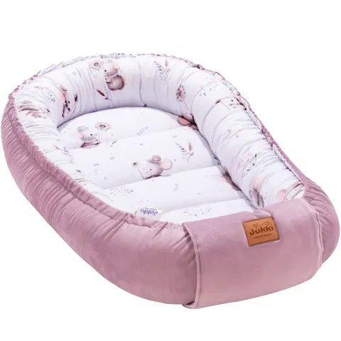 (Outlet) Kokon Comfort - Lovely Mouse i Wrzosowy Soft Velvet