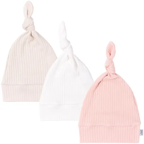 Czapeczka Niemowlęca 3 pack Pastel Girl