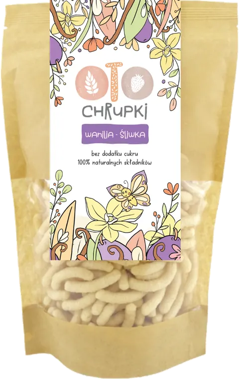 OTO Chrupki Wanilia & Śliwka – Owocowa lekkość i słodka harmonia!