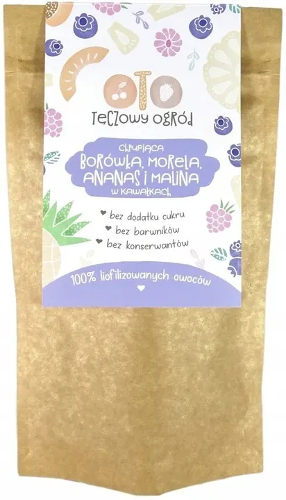 OTO Mix Owoców Liofilizowanych – malina/ borówka/ morela/ ananas