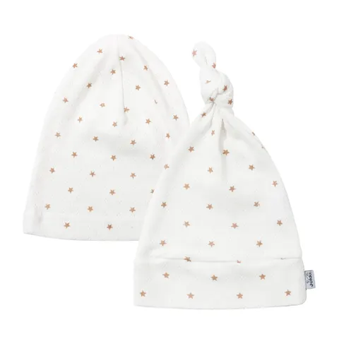 Czapeczka Niemowlęca ażurowa 2 pack Stars