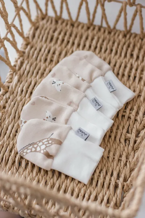 Rękawiczki Niedrapki 3 pack Giraffe