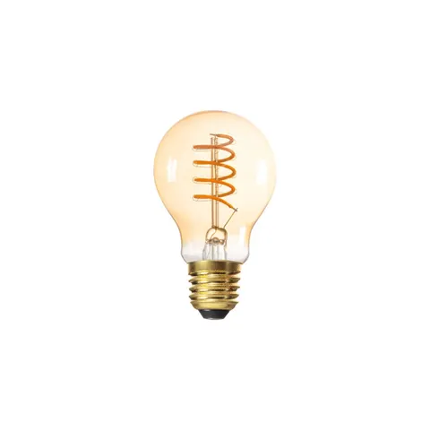 Żarówka LED E27 A60 4W SW XLED 250lm 1800K super ciepła 15000h bursztynowa