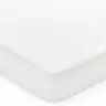 Muślinowe prześcieradło z gumką do łóżeczka 120x60cm - White