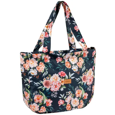 Torba do wózka dziecięcego Simple Shopper Bag Peony Black