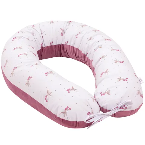 Poduszka ciążowa - Blackberry Dreams i Old Rose Velvet