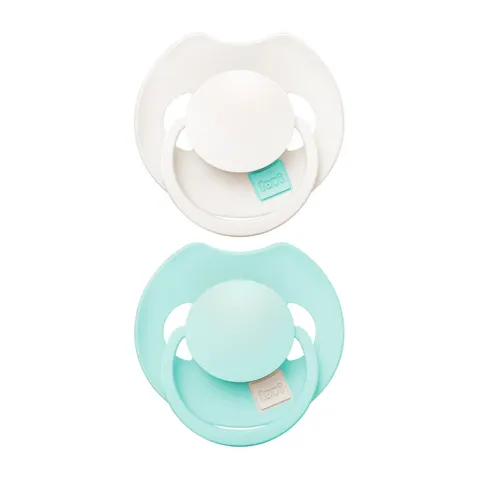LOVI Prime Tutti Frutti Smoczek dynamiczny 0-6m 2 szt. Logoon/Mint Cream