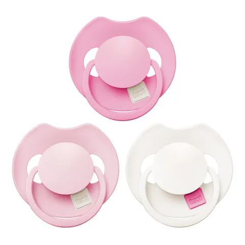 LOVI Prime Tutti Frutti Smoczek dynamiczny 6-18m 3 szt. Peony Pink