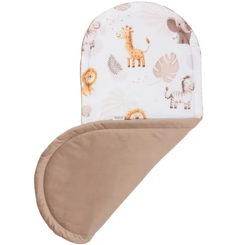Materac do kokonu Comfort - African Dreams i Mocha Soft Velvet
