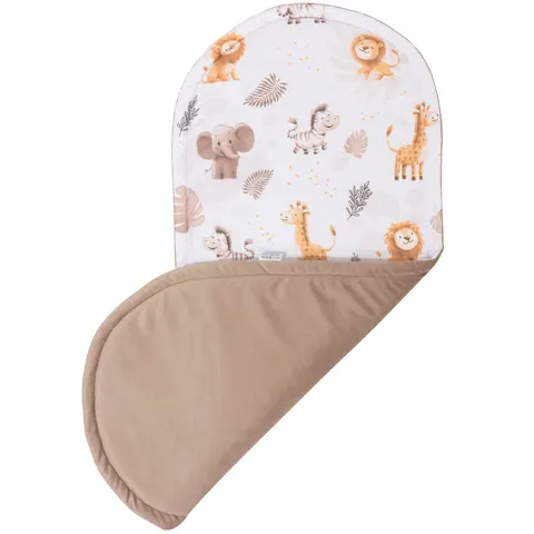 Materac do kokonu XXL - African Dreams i Mocha Soft Velvet