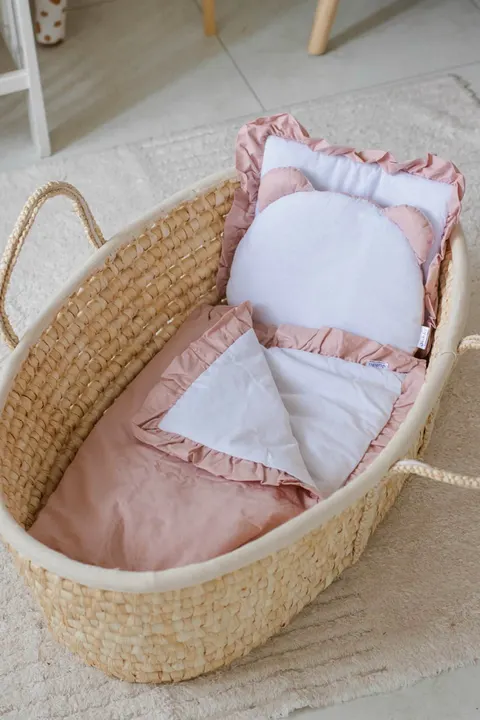 4 elementowy zestaw do wózka - Pastel Pink