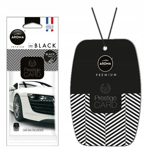 AROMA CAR Prestige Card BLACK ZAWIESZKA