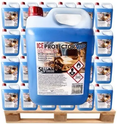 Zimowy Płyn do Spryskiwaczy Metanol Ice Protector 270L 54x5L Paleta