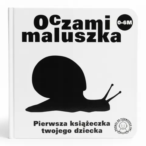 Oczami Maluszka kontrastowa książeczka Ślimak / Sierra Madre