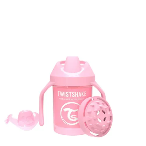 Twistshake Kubek Niekapek 230ml 4m+ Pastelowa Różowa