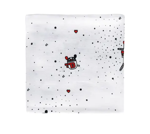 MRB - otulacz muślinowy 100x100cm / Lullalove