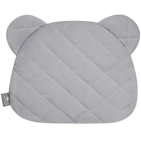 Płaska Misiowa Poduszka Royal Baby Grey / Sleepee