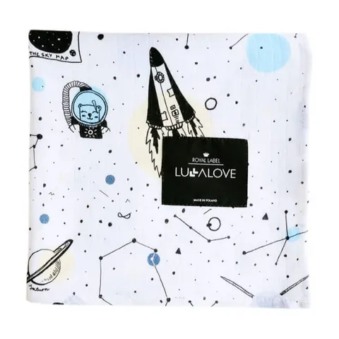 Space - otulacz muślinowy 100x100cm / Lullalove