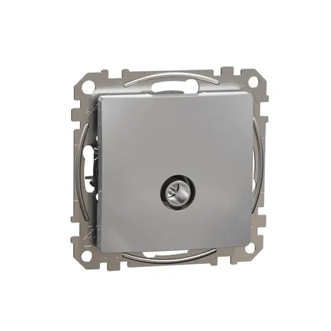 Sedna Design&Elements Gniazdo TV końcowe (4dB), srebrne aluminium