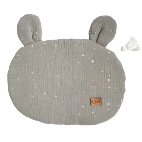 Płaska poduszka Grey Shiny / Tolie Yulie