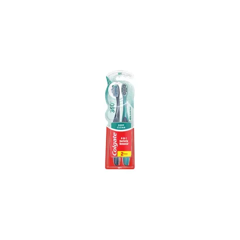 COLGATE 360 DEEP CLEAN Szczoteczka do zębów SOFT, 2 szt