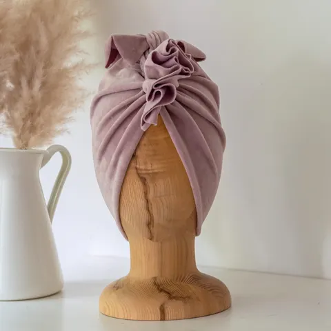 Turban Velvet Old Pink / Looks by LUKS