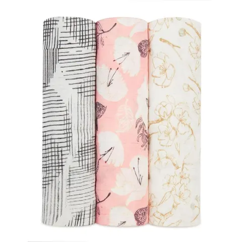 Otulacz bambusowy Pretty Petals 3 szt. / aden+anais