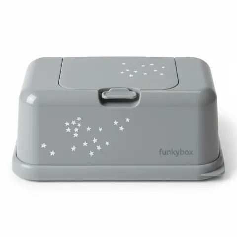 Pojemnik na Chusteczki, Grey Little Stars / Funkybox