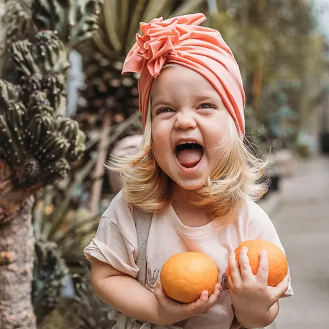 Turban Organic Sweet Peach 0-6 mies. / Looks by LUKS
