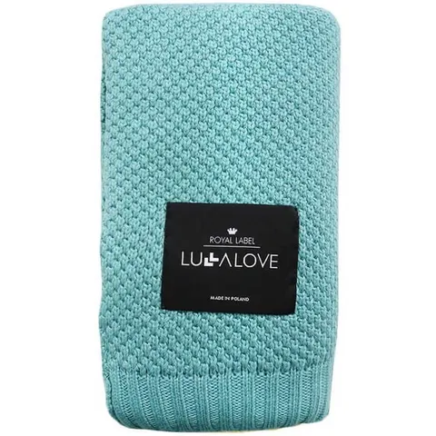 Bambusowy koc 80x100 LAZUR / Lullalove