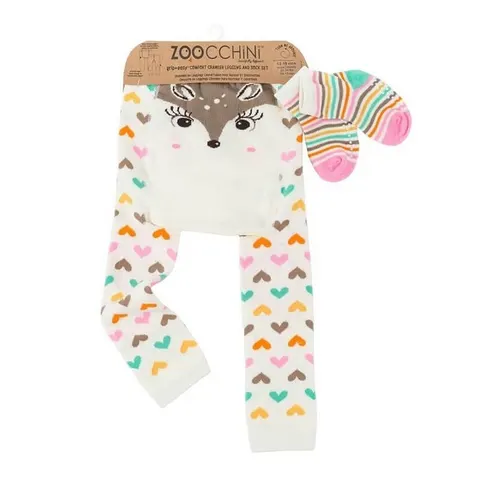 Legginsy rajstopy + skarpetki Jeleń / Zoocchini