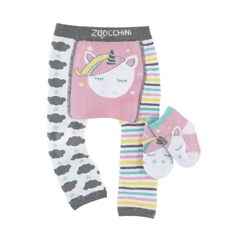 Legginsy rajstopy + skarpetki Jednorożec / Zoocchini