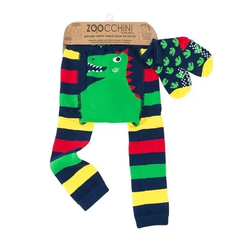 Legginsy rajstopy + skarpetki Dino / Zoocchini