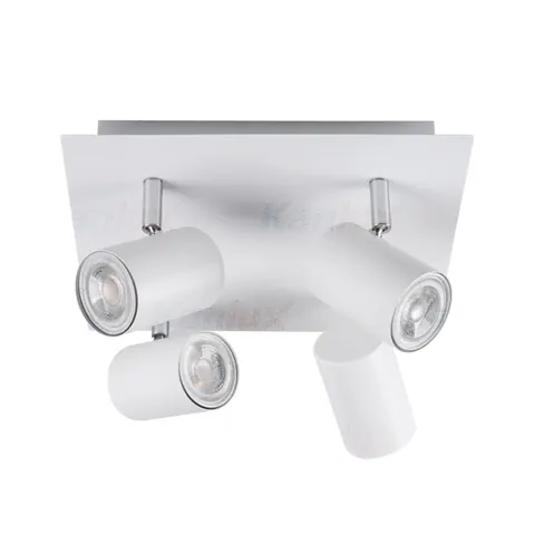 Oprawa ścienno-sufitowa EVALO EL-4O W-SR 4xmax 10W, GU10, biała