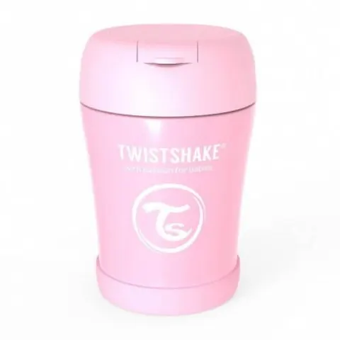 Pojemnik termiczny na jedzenie 350 ml, różowy / Twistshake