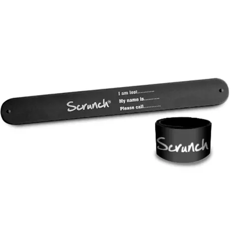 Opaska informacyjna Scrunch - Ciemny Szary