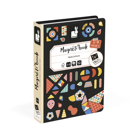 Magnetyczna układanka Kształty Magnetibook, Janod