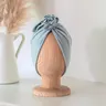 Turban Organic Baby Blue, roz. 0-6 miesięcy / Looks by Luks