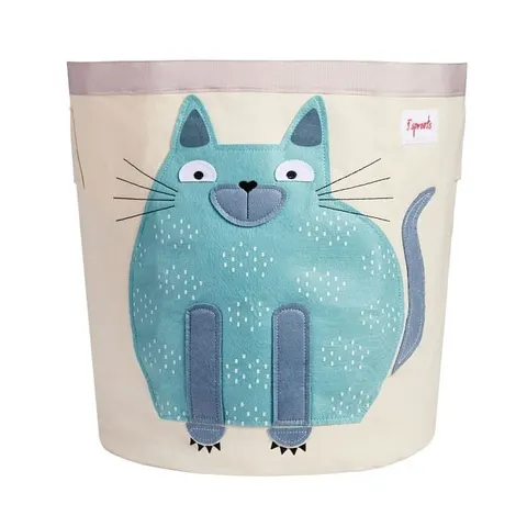 Kosz Na Zabawki Kot Blue / 3 Sprouts